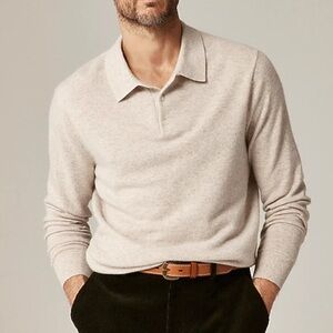 J. Crew Men's Cream Sweater